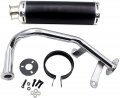 Performance Exhaust System Muffler For Gy6 139qmb Qmb139 1p39qmb 4 Stroke 49cc 50cc Scooters