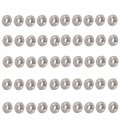 Uxcell 50pcs 1 8 -40 Bsw Thread 304 Stainless Steel Hexagon Nut
