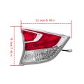 Inner Tail Light Replacement For Nissan Rogue 2014 2015 2016 Left Driver Side Rear Lamp Part Number 265554ba1a Ni2802103c