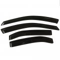 Window Visor For 2006-2012 Ford Fusion Slim Style Acrylic Smoke Tinted Semi-transparent 4pcs Sun Rain Shade Guard Wind Vent Air 