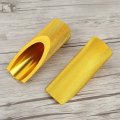 Qiilu Motorcycle Foot Pegs 2pcs Aluminumpegs Footrest Foot Pedals Rests Fit For Honda Ruckus Golden