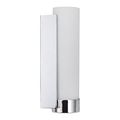 Inea Di Liara Elina Wall Sconce One Light Bath Vanity Lamp Polished Chrome With Frosted Glass Shade Ll-wl301-pc