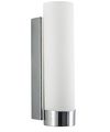 Inea Di Liara Elina Wall Sconce One Light Bath Vanity Lamp Polished Chrome With Frosted Glass Shade Ll-wl301-pc