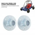 Aramox Rear Wheel Hub 23t 3 Stud Axle With Screws Left Right Fit For 5inch Tyres Quad Motorcycle Atv Go Kart Shaft