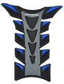Motorcycle Tank Gas Protector Pad Sticker 3d Fiber Rubber Decal Blue Yg030fit For Triumph Speed Triple Mit Radialpumpe 2008