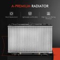A-premium Engine Coolant Radiator A C Condenser Cooling Kit With Transmission Oil Cooler Compatible Nissan Maxima 1997-1998 3