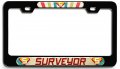 Surveyor Career Bl 3d Metal License Plate Frame Auto Suv Truck Tag Holder U58 