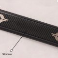 Xiter 4pcs For Toyota Rav4 2019-2023 Carbon Fiber Car Door Sill Scuff Plate Guard Sills Entry Protector Trim Autoparts