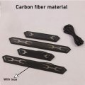 Xiter 4pcs For Toyota Rav4 2019-2023 Carbon Fiber Car Door Sill Scuff Plate Guard Sills Entry Protector Trim Autoparts