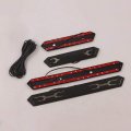 Xiter 4pcs For Toyota Rav4 2019-2023 Carbon Fiber Car Door Sill Scuff Plate Guard Sills Entry Protector Trim Autoparts