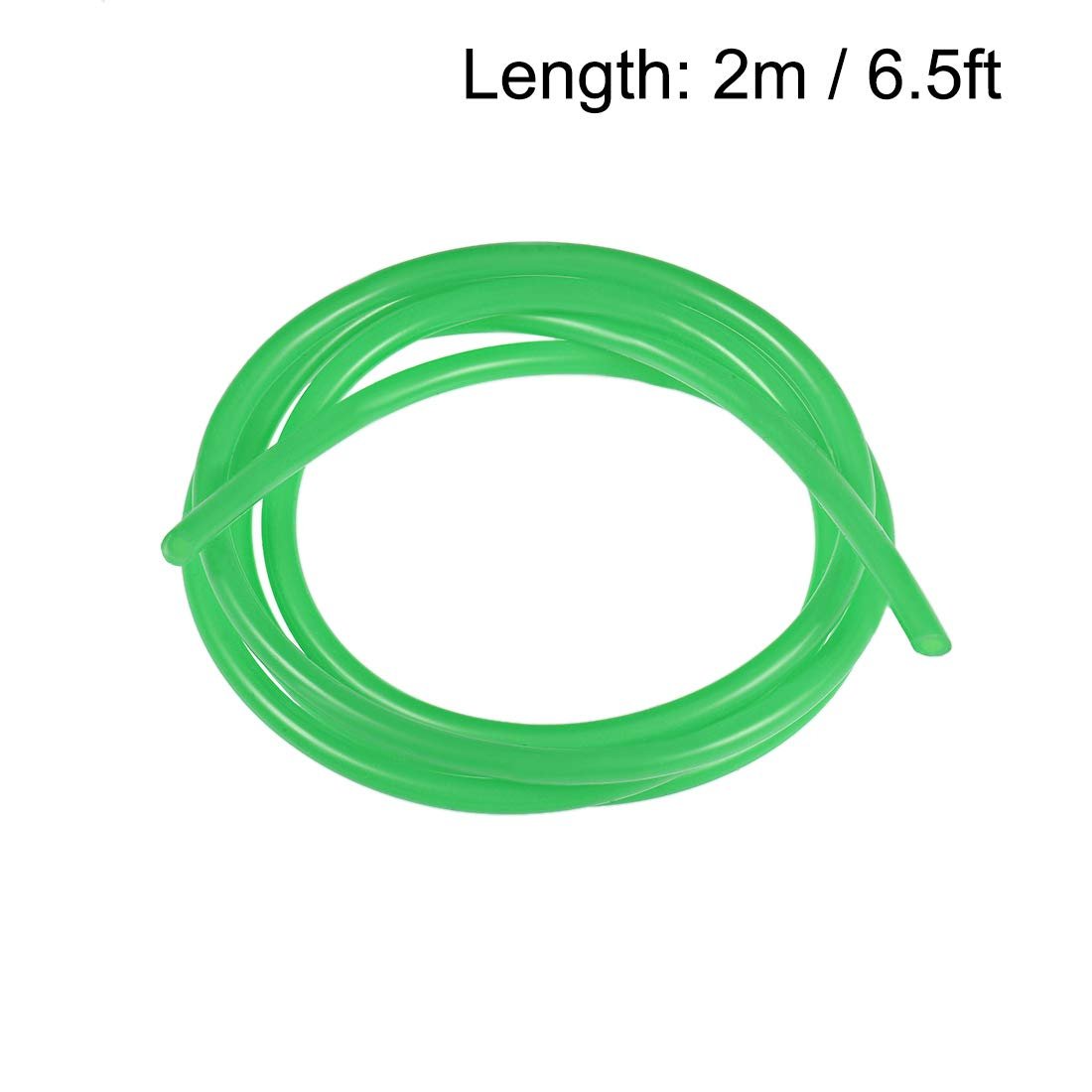 Silicone Tubing 3 32 2mm Id X 5 4mm Od 6 6ft 2m Rubber Tube Air Hose Water Pipe For Pump Transfer Green