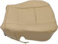 Kuafu Bottom Seat Cover Driver Side Compatible With 2000-2004 Toyota Tundra 2001-2007 Sequoia Cushion Protector Tan Synthetic