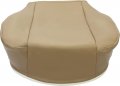 Kuafu Bottom Seat Cover Driver Side Compatible With 2000-2004 Toyota Tundra 2001-2007 Sequoia Cushion Protector Tan Synthetic
