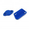 Liru Cnc Aluminum Front And Rear Brake Fluid Reservoir Cover Cap Set For Yz125 Yz250 Yz250f Yz450f Yz125x Wr250f Yz250x Yz450fx