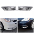 2-pack Fog Lights Lamps Assembly Passenger And Driver Side Replacement For 2004 2005 Toyota Sienna 81210ae010 81220ae010 