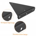 Uxcell Shelf Brackets 6pcs 140mm Stainless Steel Invisible Triangle Bracket With Screws Wall Mounted Floating Supporter For