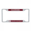 Colgate University Raiders Metal License Plate Frame For Front Or Back Of Car Officially Licensed Mascot 