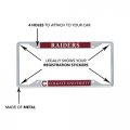 Colgate University Raiders Metal License Plate Frame For Front Or Back Of Car Officially Licensed Mascot