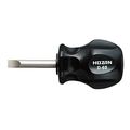 Hozan D-68 Stubby Screwdriver Slotted 6 0mm