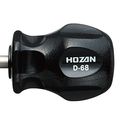 Hozan D-68 Stubby Screwdriver Slotted 6 0mm