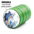 Sailfish Fishing 4 Valve Stem Caps For Tire Rim Wheel Aluminum Green