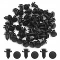 Uxcell 50pcs 9mm Hole Splash Guard Fastener Retainer Clips For Auto Bumper Fender