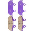 Carbon Fiber Brake Pads Front Fa124 Fits For Honda Cb125s 1990 2 Pairs 