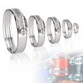 G-plus Silicone Induction Intakepipe Hose Kit Clamps Compatible With 2011 Bmw Mini Cooper R60 Blue