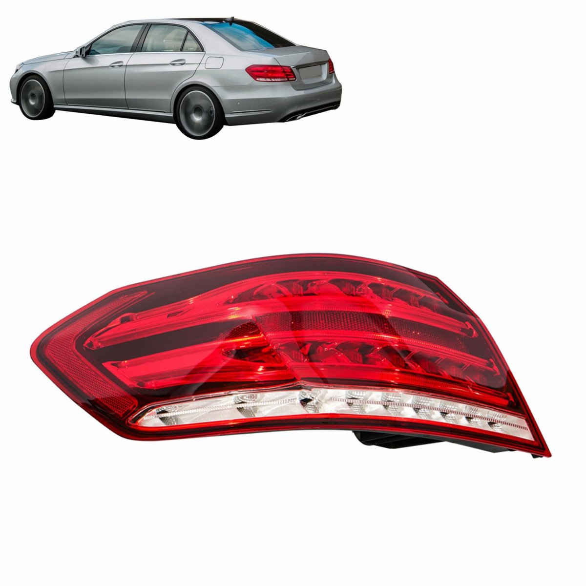 Driver Left Side Tail Light Replacement For E-class 2014 2015 2016 2129060757