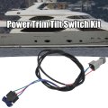 Saihisday Power Trim Tilt Switch Kit Replacement For Johnson Outboard Evinrude Top Mount Remote Control Box