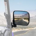 A Utv Pro Wider Side Mirrors For Yamaha Wolverine X2 X4 2018 2019 2020 Adjustable Wide-angle Folding Convex Breakaway Rear View 