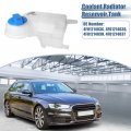 X Autohaux Coolant Radiator Reservoir Tank 4f0121403n Overflow Expansion Bottle With Cap And Sensor For Audi A6 Base 2006-2011