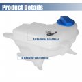X Autohaux Coolant Radiator Reservoir Tank 4f0121403n Overflow Expansion Bottle With Cap And Sensor For Audi A6 Base 2006-2011