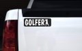 Stickertalk Golfer Vinyl Sticker