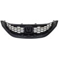Front Grille Assembly For Honda Civic 2013 2014 2015 Textured Black Shell And Insert 1 8l Engine Hf Lx Natural Gas Model Sedan 
