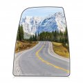 Driver Left Side Upper Rearview Convex Heated Mirror Glass With Rear Holder For 2015 2022 Ford Transit 150 250 350 Hd 