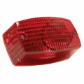 Pilot Automotive Nv-5008r Rectangle Dual Function Stop Turn Lamp With Red Lens 