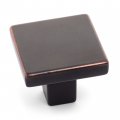 Cosmas 10 Pack 14899orb Oil Rubbed Bronze Cabinet Hardware Square Knob 1-1 16 