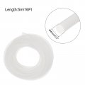 Uxcell 5m Silicone Foam Strip Solid Rod Window Sealing 4mm Rubber Weather Stripping For Car Door White