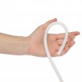 Uxcell 5m Silicone Foam Strip Solid Rod Window Sealing 4mm Rubber Weather Stripping For Car Door White