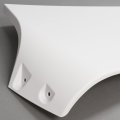 Upper Cab Fairing For 2008-2020 Freightliner Cascadia Semi Truck Replacement A2267507000 Top Wind Air Deflector Painted White