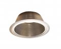 6 Satin Nickel Stepped Baffle Trim For Par30 R30 Line Voltage Recessed Light-fit Halo Juno 