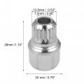 X Autohaux 35 19pt Hollow Wheel Lock Lug Nut Anti Theft Screw Removal Key For Bmw