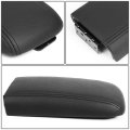 Auto Dynasty Oe Style Leather Center Console Armrest Lid Assembly W Latch Compatible With Chevy Trailblazer Gmc Envoy 02-09