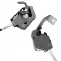 Left Driver Side Rear Door Latch Lock Cable Assembly Extended Cab Compatible With F-250 F-350 F-450 F-550 Super Duty 1999-2007