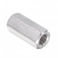Uxcell M8 X 1 25-pitch 30mm Length 304 Stainless Steel Metric Hex Coupling Nut 10-pack
