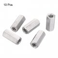 Uxcell M8 X 1 25-pitch 30mm Length 304 Stainless Steel Metric Hex Coupling Nut 10-pack
