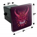 Japanese Horned Demon Mask Oni Tow Trailer Hitch Cover Plug Insert