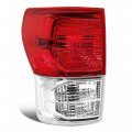 Hecasa Lh Tail Light Compatible With 2007-2013 Toyota Tundra Pickup Halogen Rear Brake Lamp Assembly Replacement For 815600c090