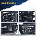 G-plus Headlights Assembly Compatible With 2015 2016 2017 Ford F150 Bumper Headlamp Smokya Lensa Black Housinga Cleara